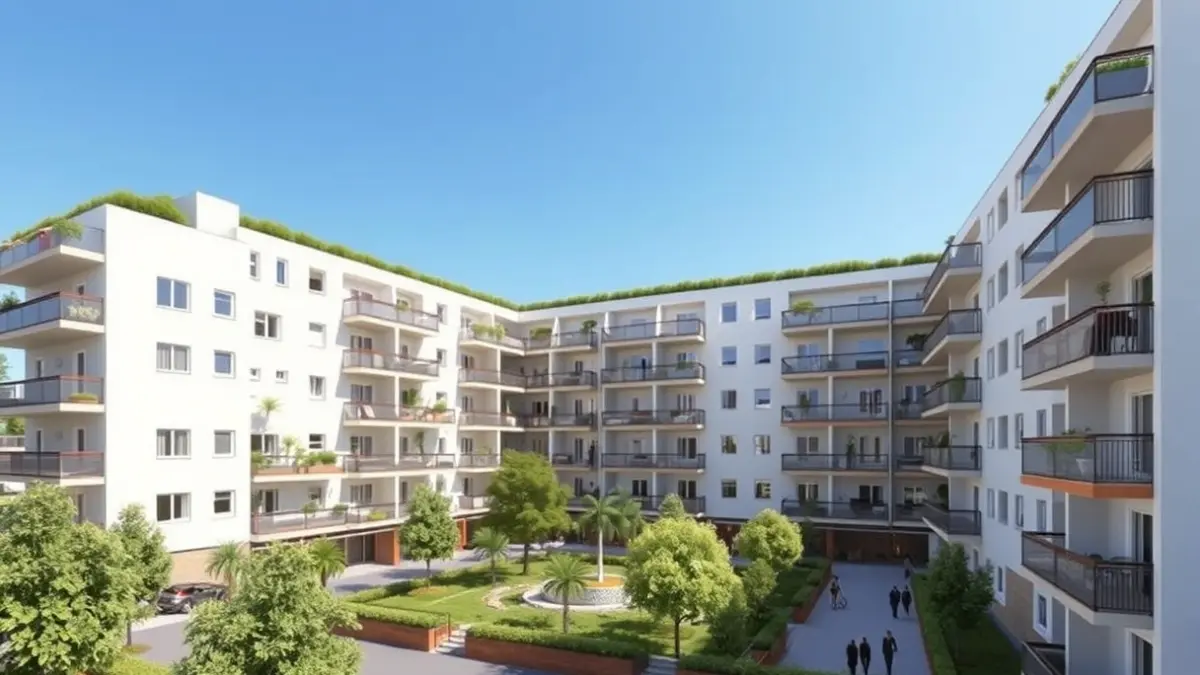 Imagen de un proyecto de viviendas de alquiler asequible en Las Palmas de Gran Canaria.