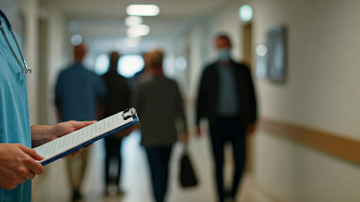 Imagen genérica de un profesional sanitario en un hospital.