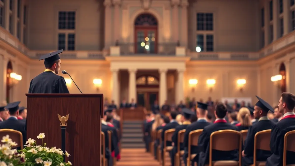 Generic image of a local police officer graduation ceremony.
