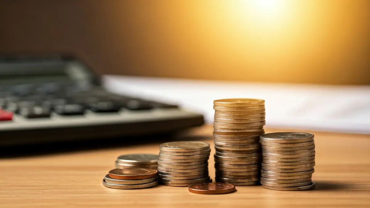 Generic image of coins and documents, symbolizing economy and foreign affiliation.