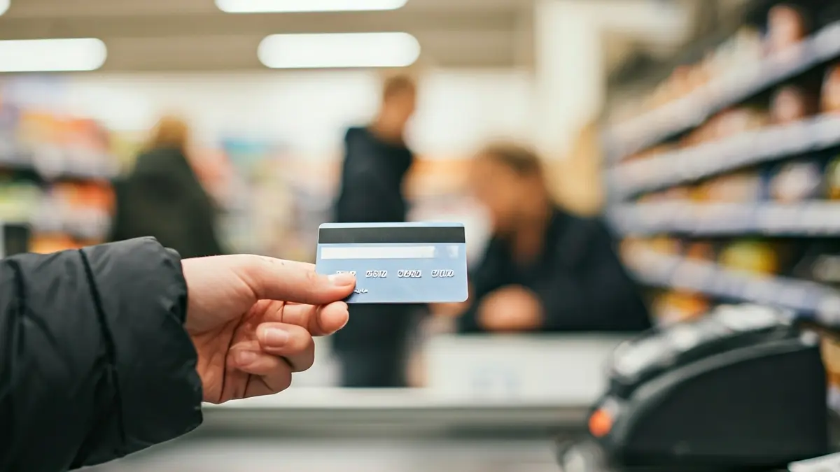 Imagen genérica de una transacción en un supermercado, simbolizando el servicio al cliente.