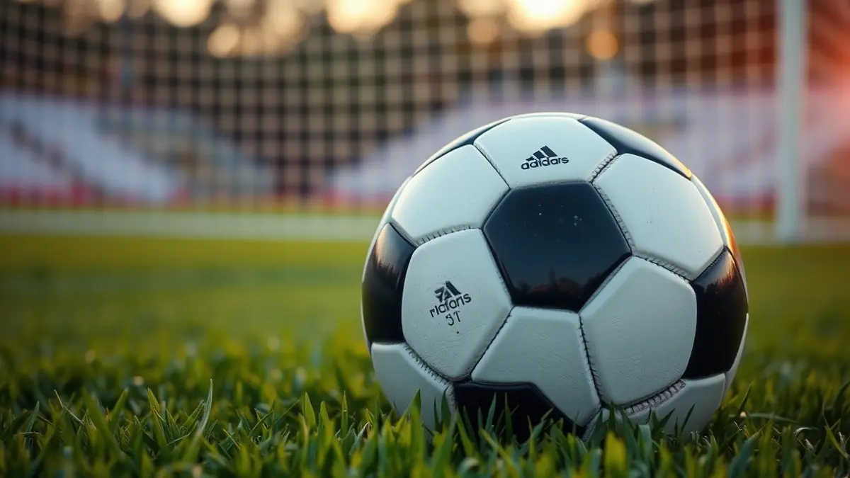 Imagen genérica de un balón de fútbol en el césped de un estadio.