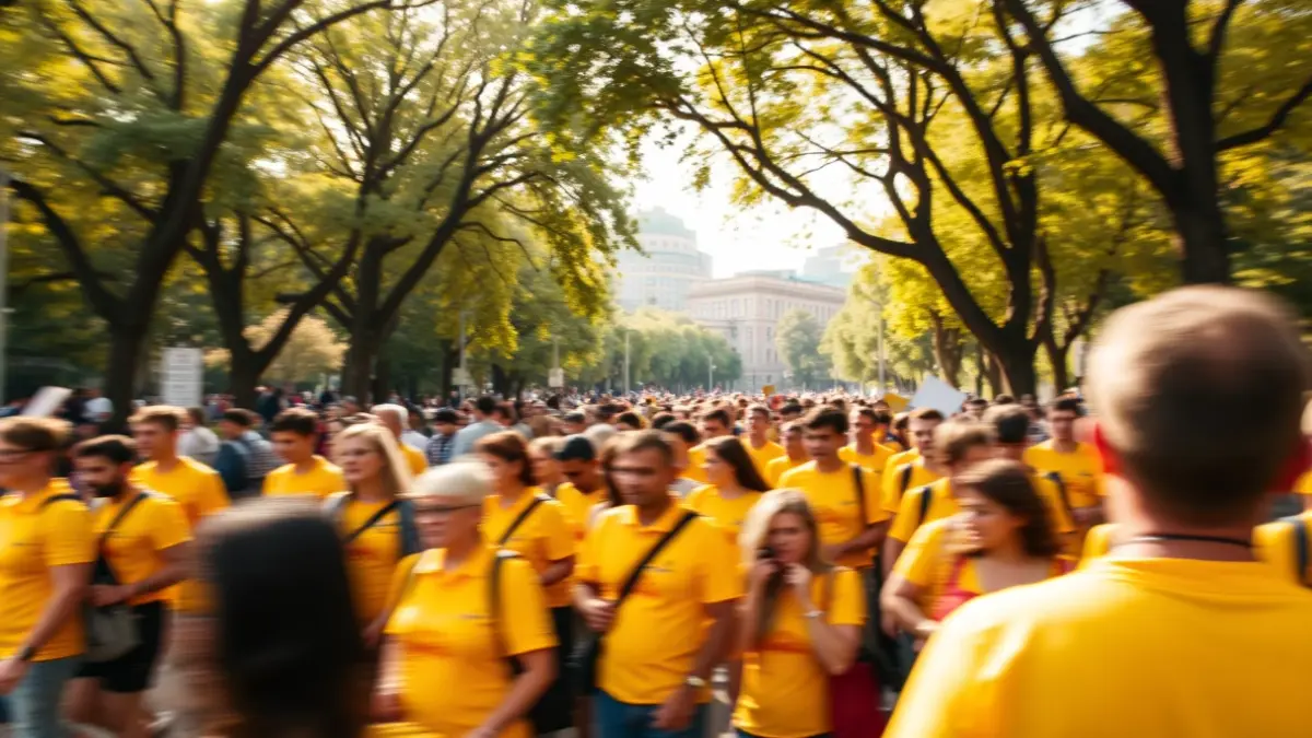Imagen genérica de una manifestación de educadoras infantiles en Gran Canaria.