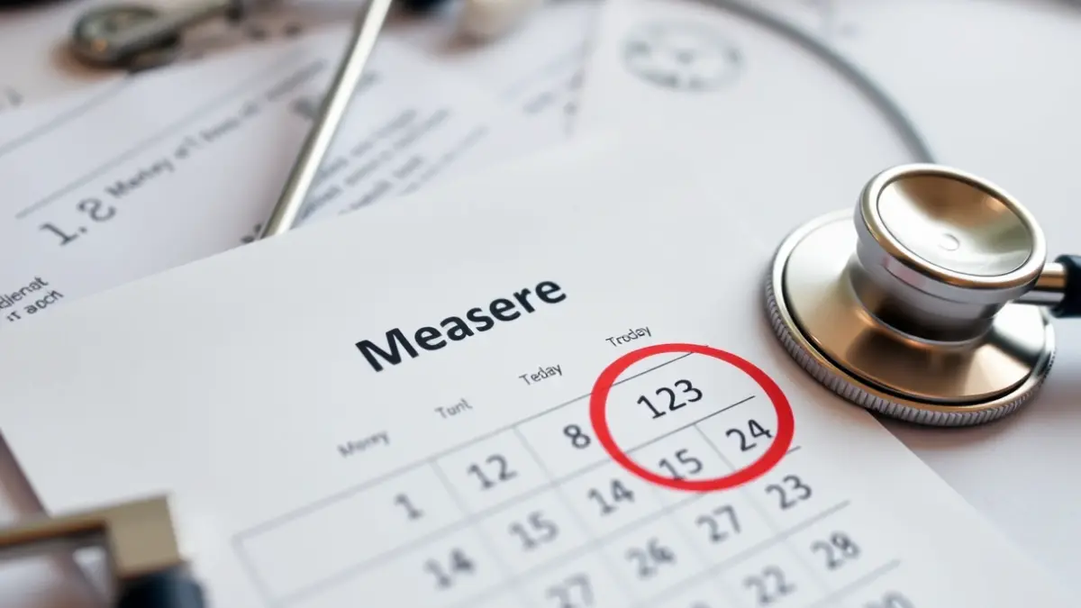 Imagen genérica de un calendario y elementos médicos, simbolizando la gestión de bajas laborales.