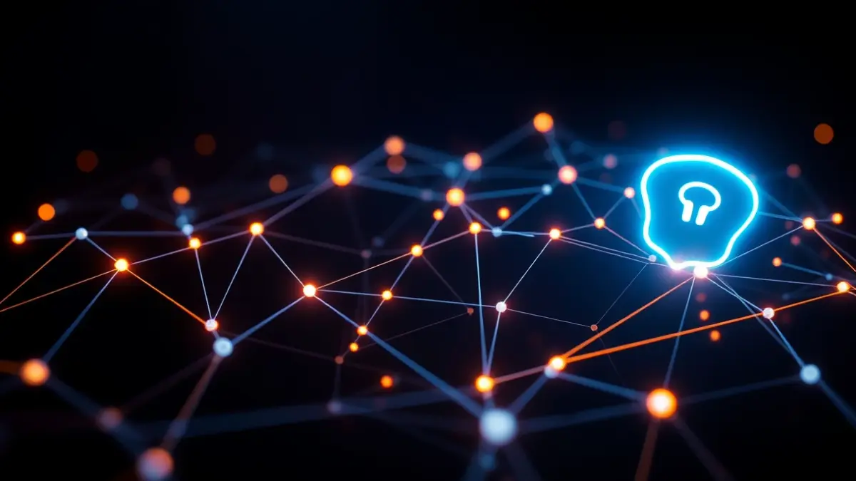Generic image of cybersecurity, with glowing lines and nodes representing a digital network.