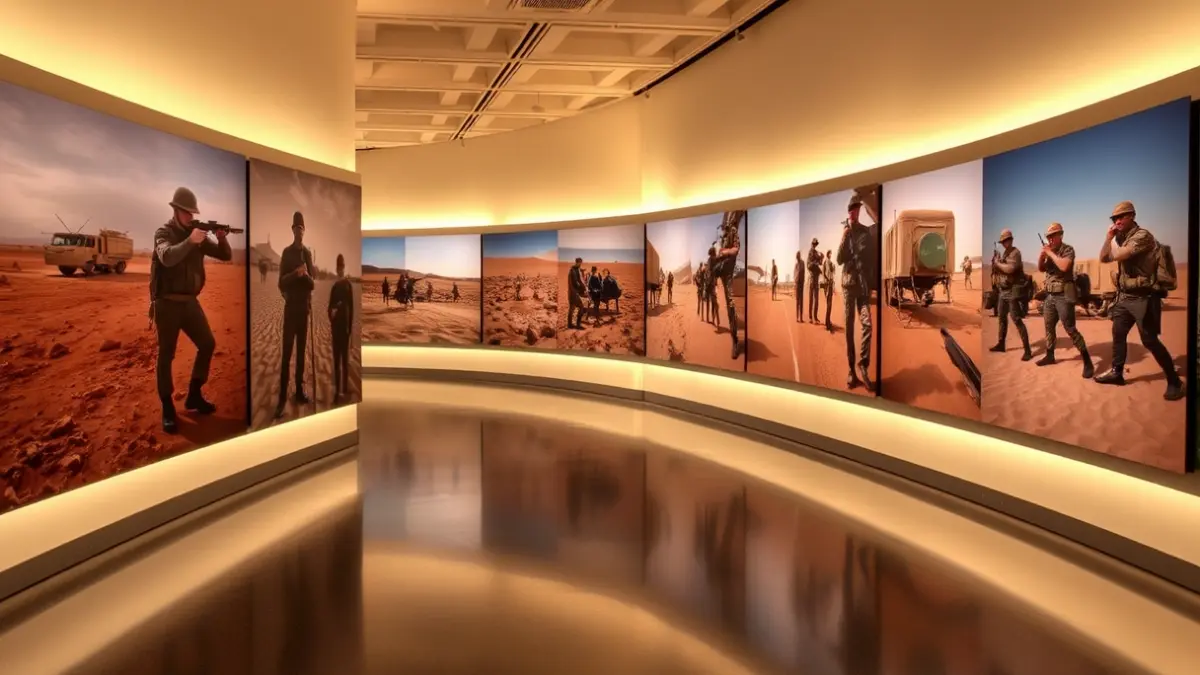 Exposición fotográfica sobre la Brigada Líbano XLIII en el Cabildo de La Gomera.