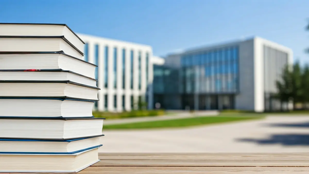 Imagen genérica de libros sobre una mesa, simbolizando la educación y el aprendizaje.