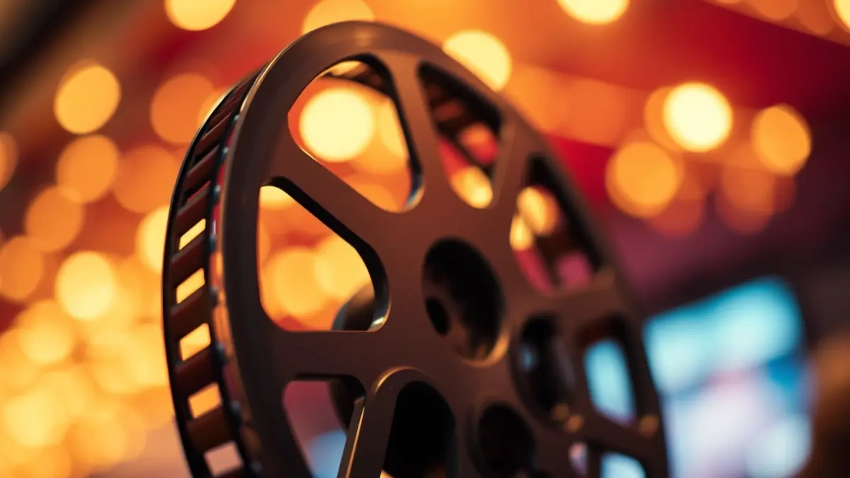 Generic image of a film reel at a film festival.