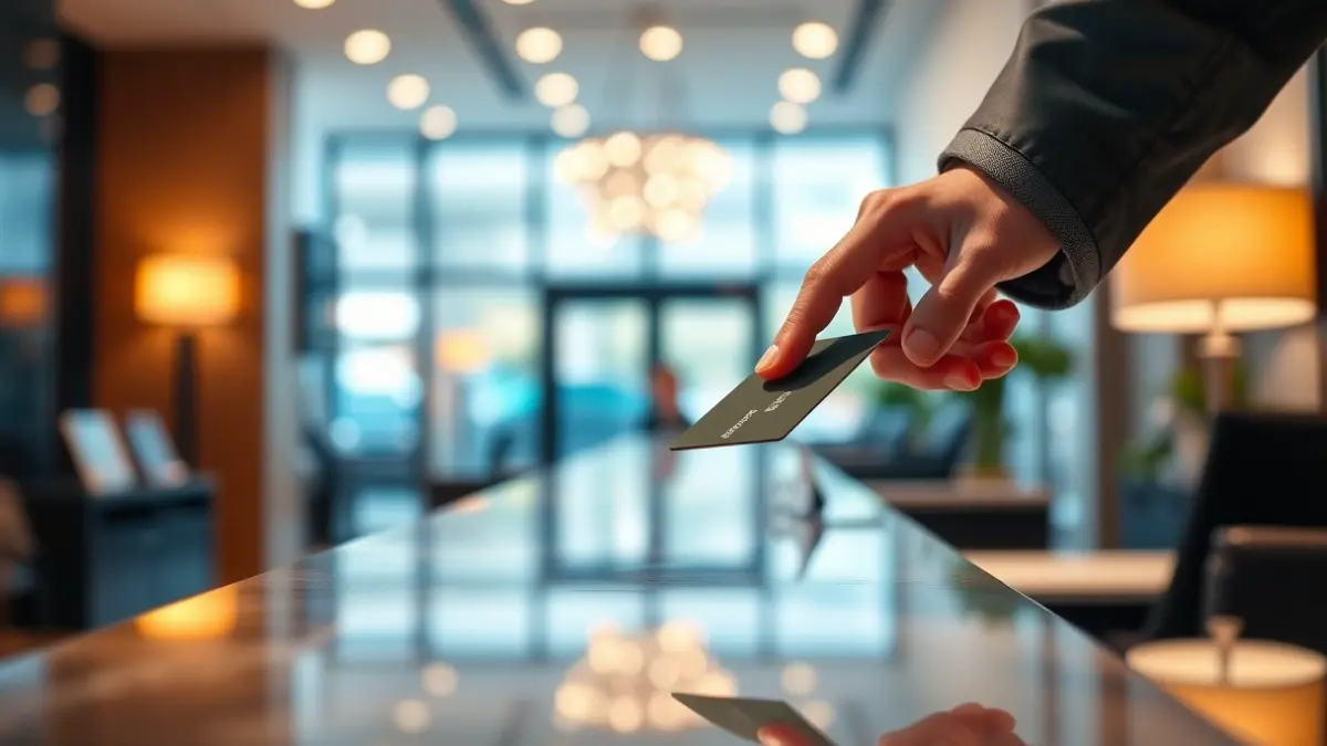 Generic image of a hotel reception desk, symbolizing hospitality and service.
