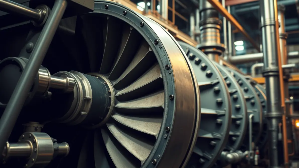 Generic image of a power plant turbine.