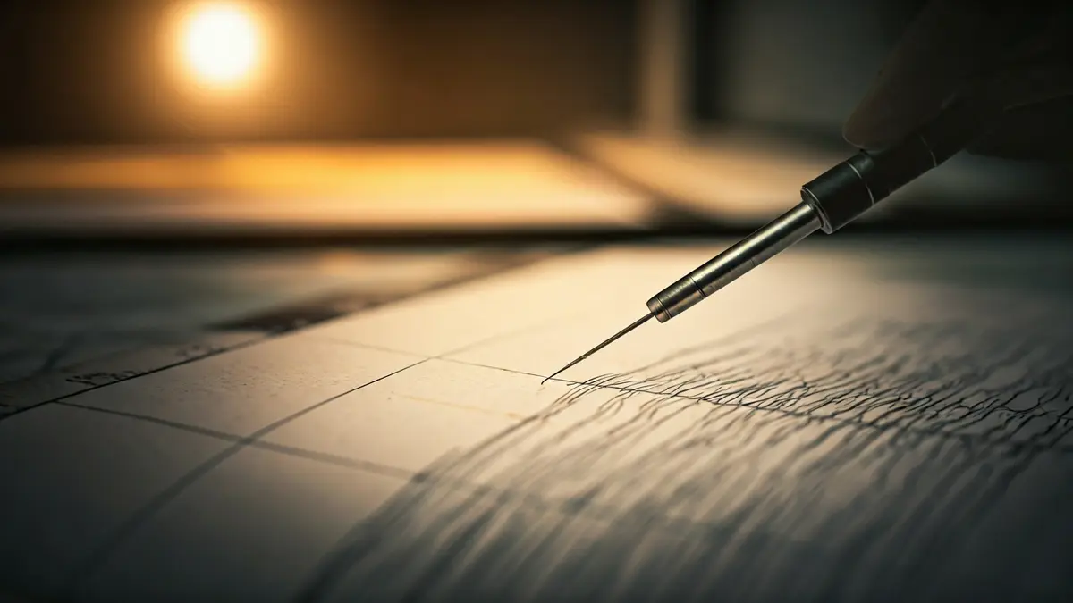 Generic image of a seismograph recording seismic activity.