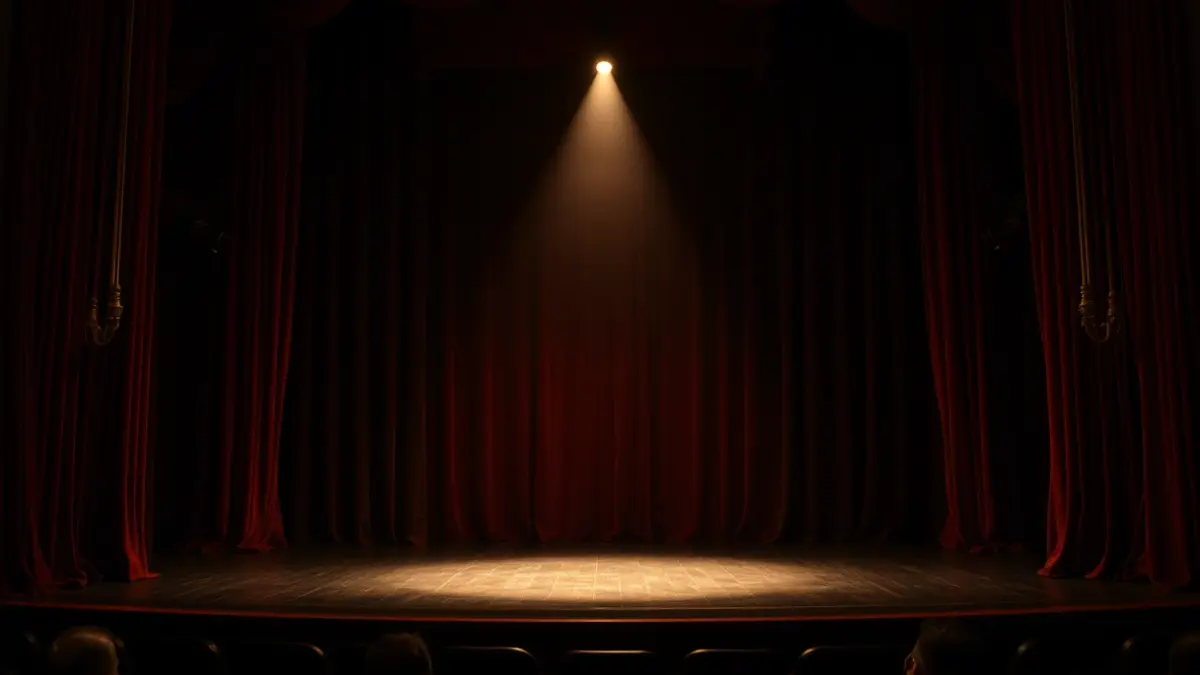 Generic image of an opera stage before a performance.