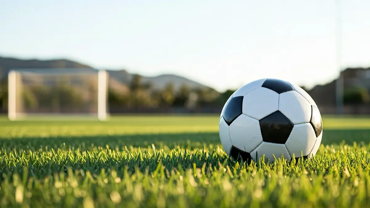 Imagen genérica de un balón de fútbol en el césped.