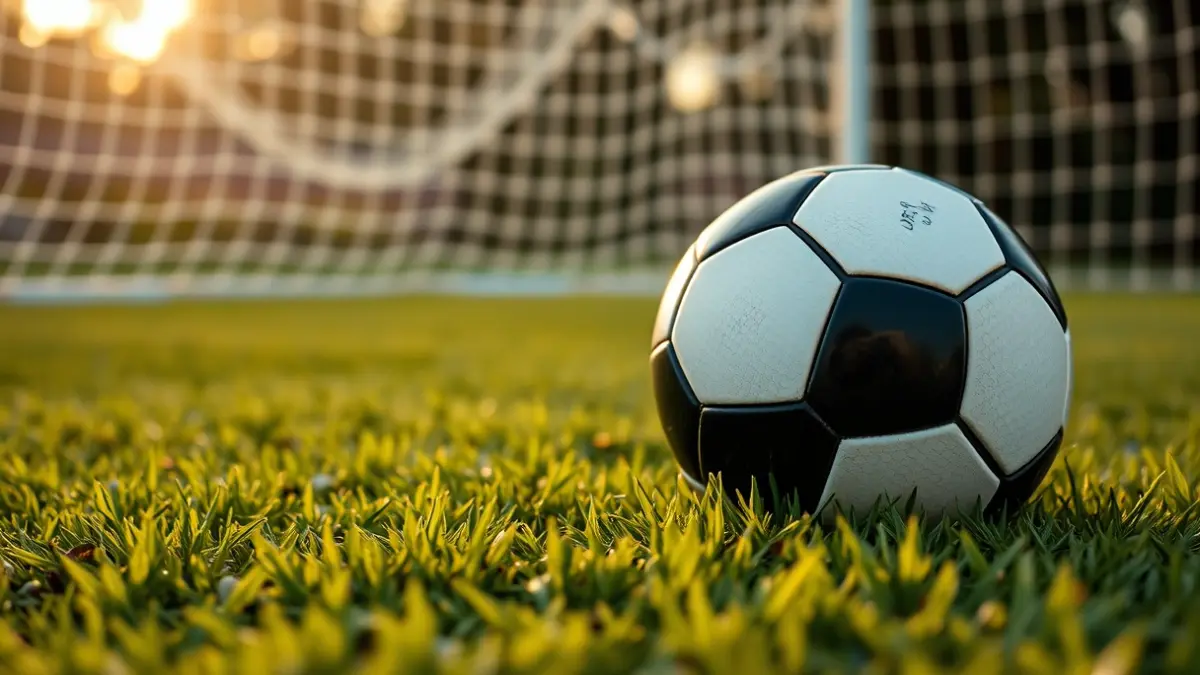Imagen genérica de un balón de fútbol en un campo de césped.