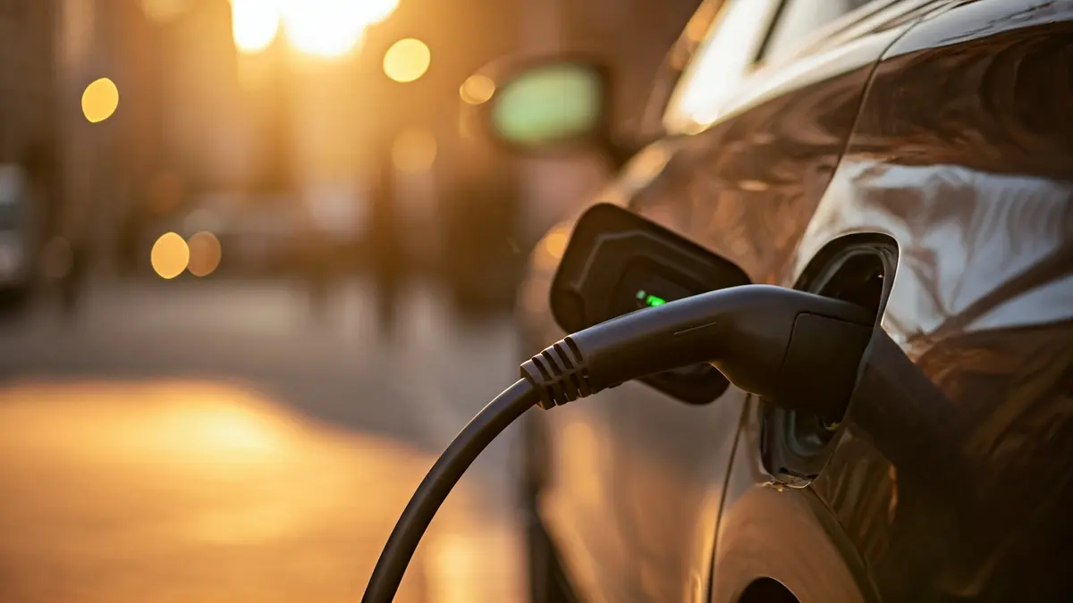 Generic image of an electric vehicle charging point.