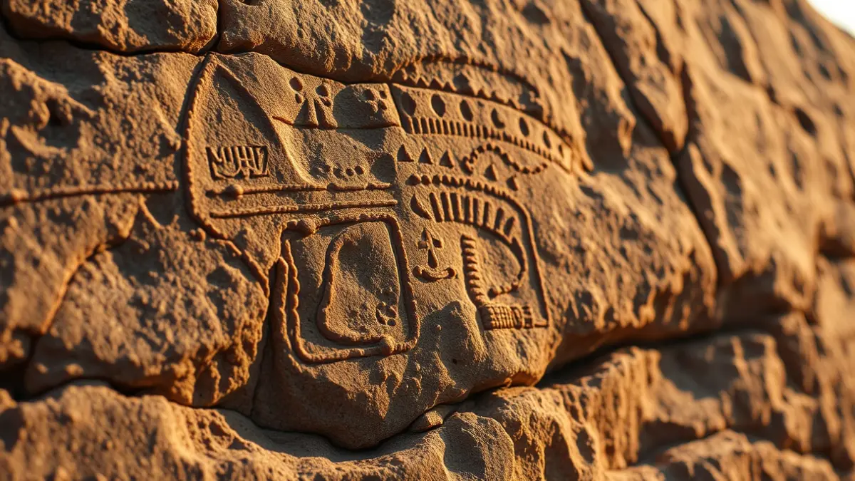Generic image of ancient rock carvings or petroglyphs, symbolizing cultural heritage.