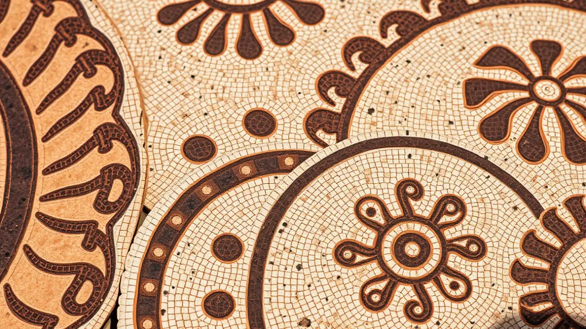 Imagen de patrones de cerámica aborigen de Fuerteventura, inspirados en el nuevo logotipo de la campaña cultural.