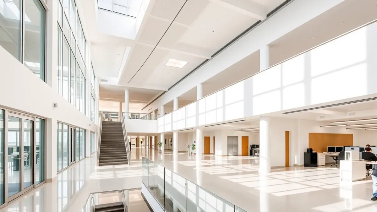 Image of a renovated and modern multi-purpose building.