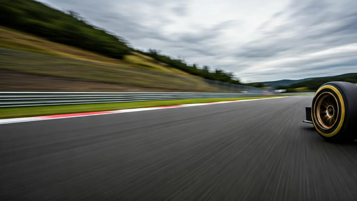 Generic image of a racing car on a mountain climb.