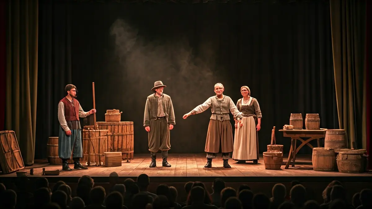 Historical theatrical representation about the Pleito de La Aldea.