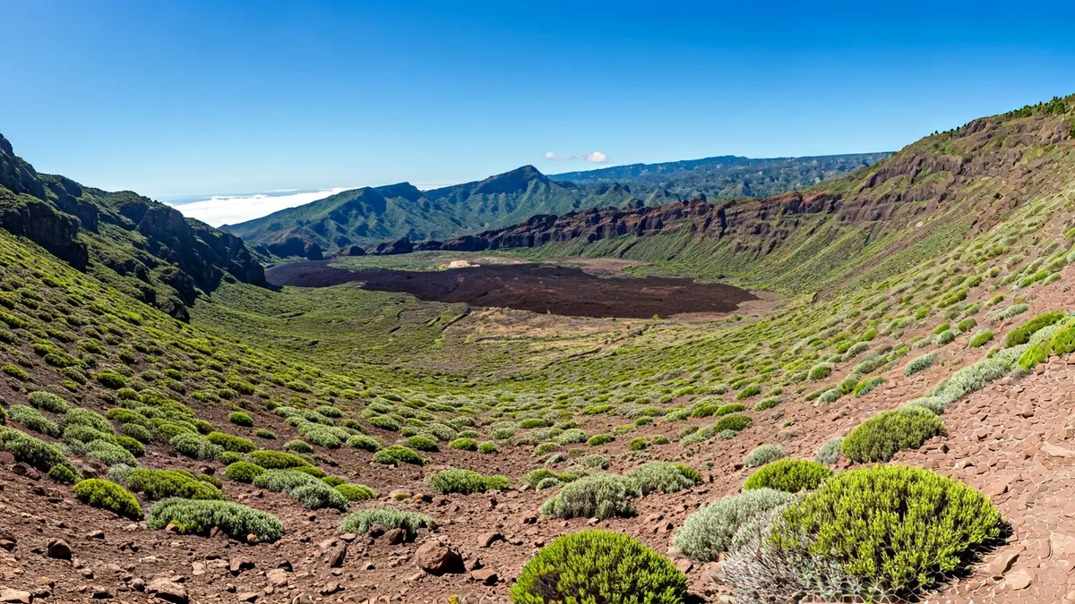 Image of the Caldera de Taburiente National Park in La Palma.