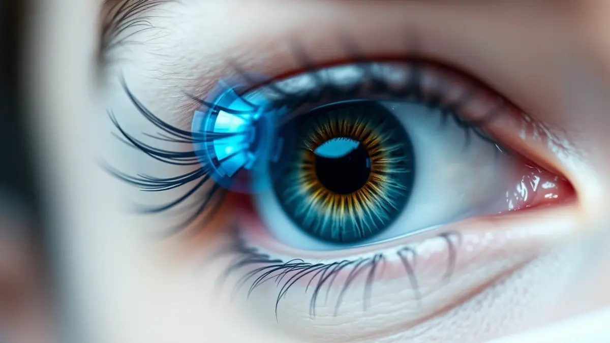 Generic image of an eye, symbolizing advanced ophthalmic treatment.