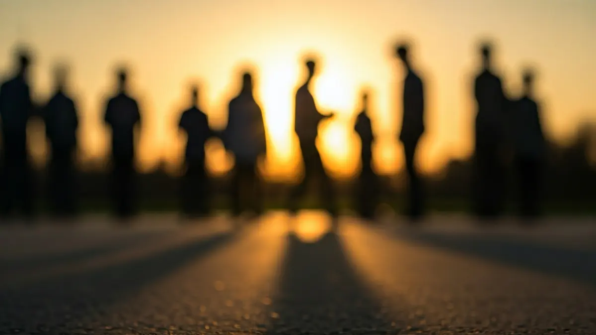 Generic image of children's silhouettes playing in a park at sunset, symbolizing vulnerable childhood.