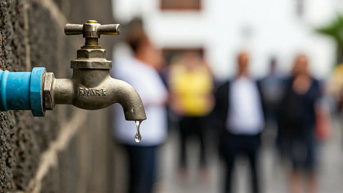 Imagen genérica de un grifo goteando, simbolizando la gestión del agua.