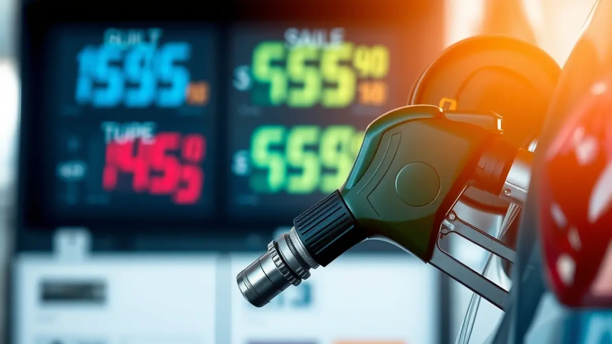 Imagen genérica de una manguera de combustible en una gasolinera.