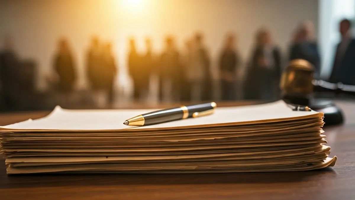 Generic image of legal documents and a judge's gavel.