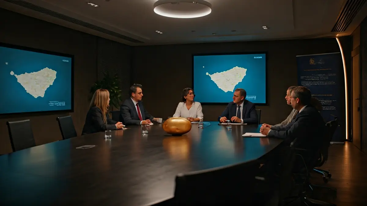 Imagen genérica de una reunión de negocios o presentación turística.