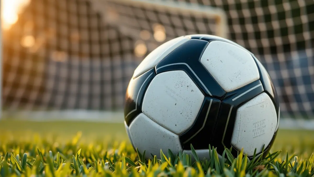 Generic image of a soccer ball on a grass field.