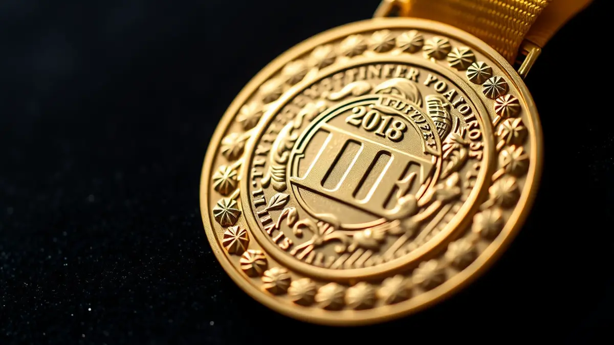 Imagen genérica de una medalla de oro, símbolo de reconocimiento deportivo.