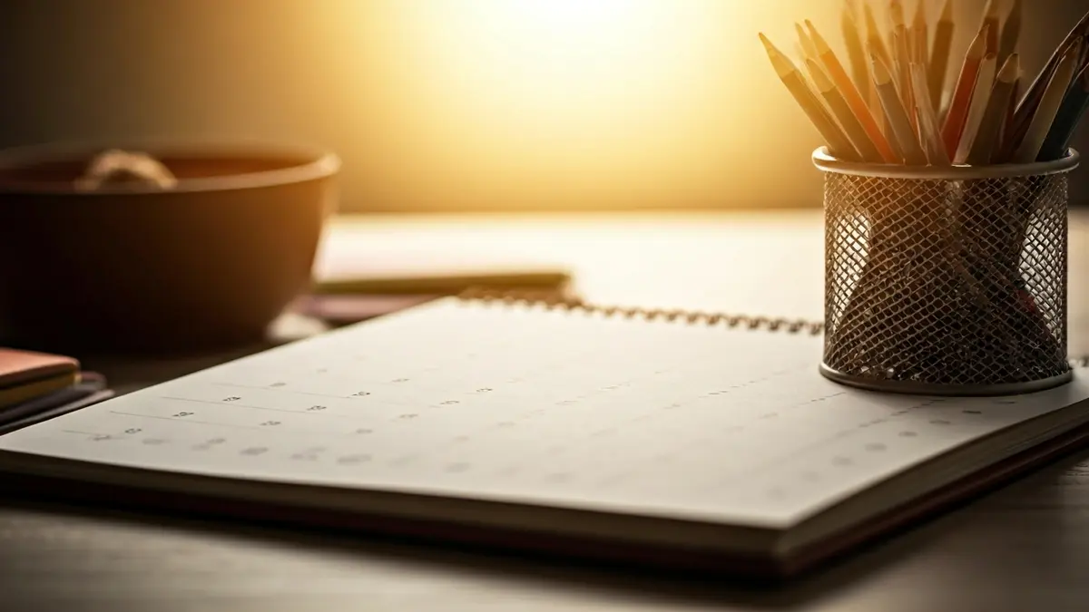 Imagen genérica de un calendario con una fecha destacada, simbolizando un día festivo.