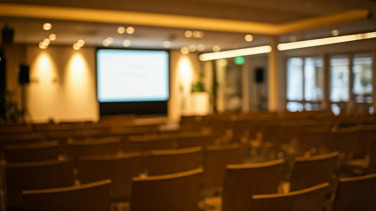 Imagen genérica de un espacio de participación ciudadana o sala de reuniones.