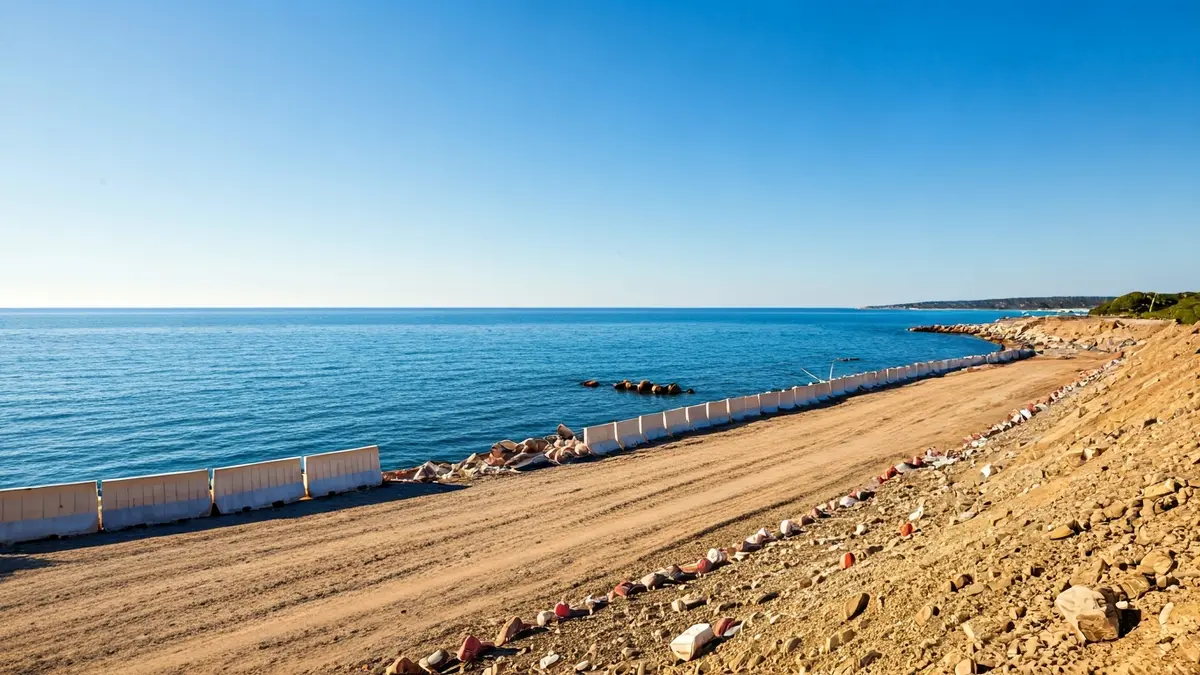 Terreno degradado en el Puerto de Tazacorte antes de su transformación en refugio climático.