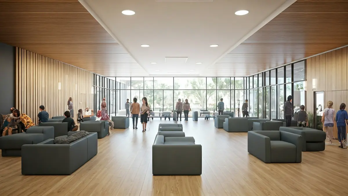 Generic image of a modern, accessible day center for people with disabilities.