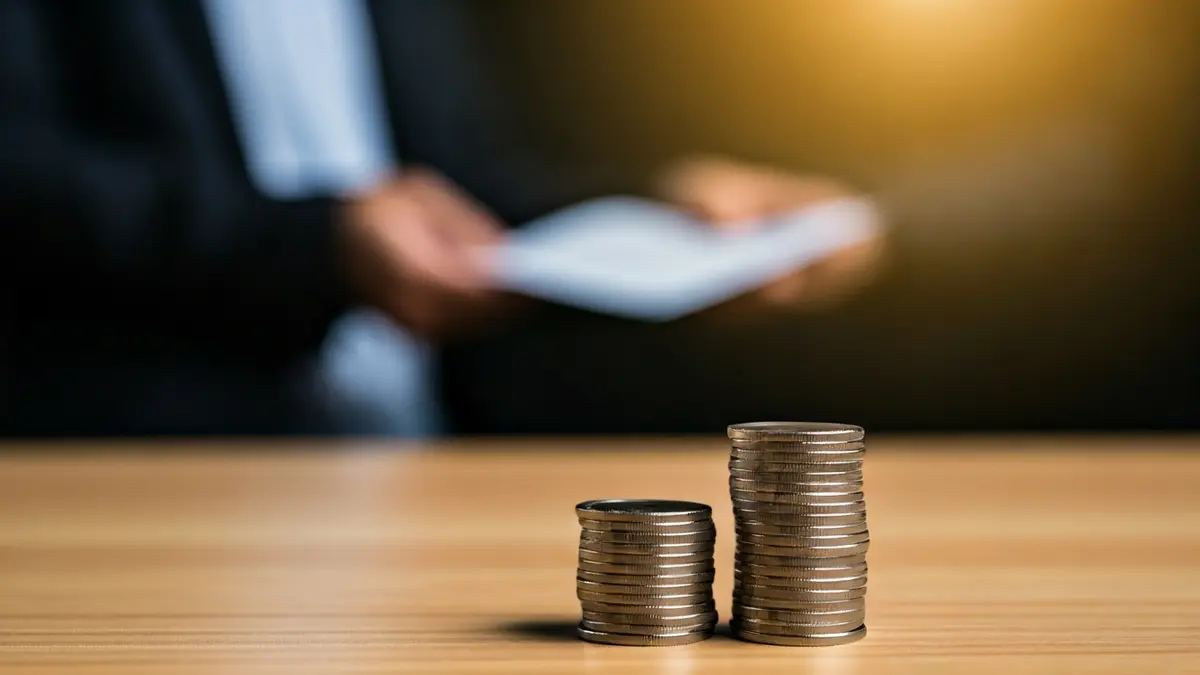 Imagen genérica de dinero y documentos, simbolizando transparencia salarial.