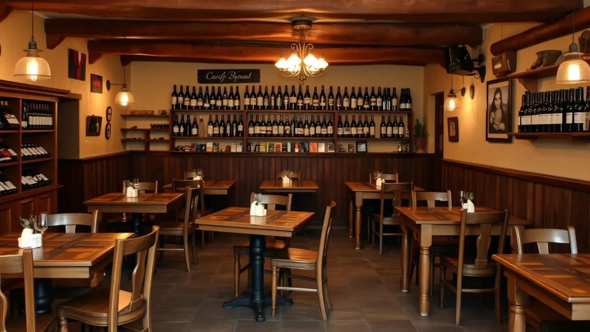 Generic image of a traditional Canarian bodegón with a cozy atmosphere.