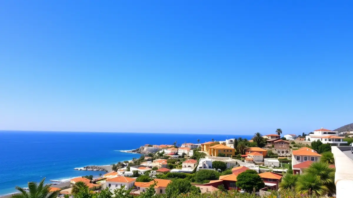 Imagen genérica de un día soleado en una localidad costera de Canarias.