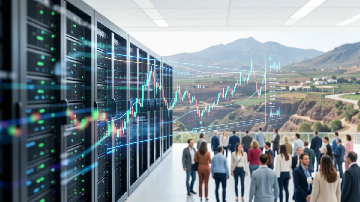 Generic image of digital infrastructure and finance.