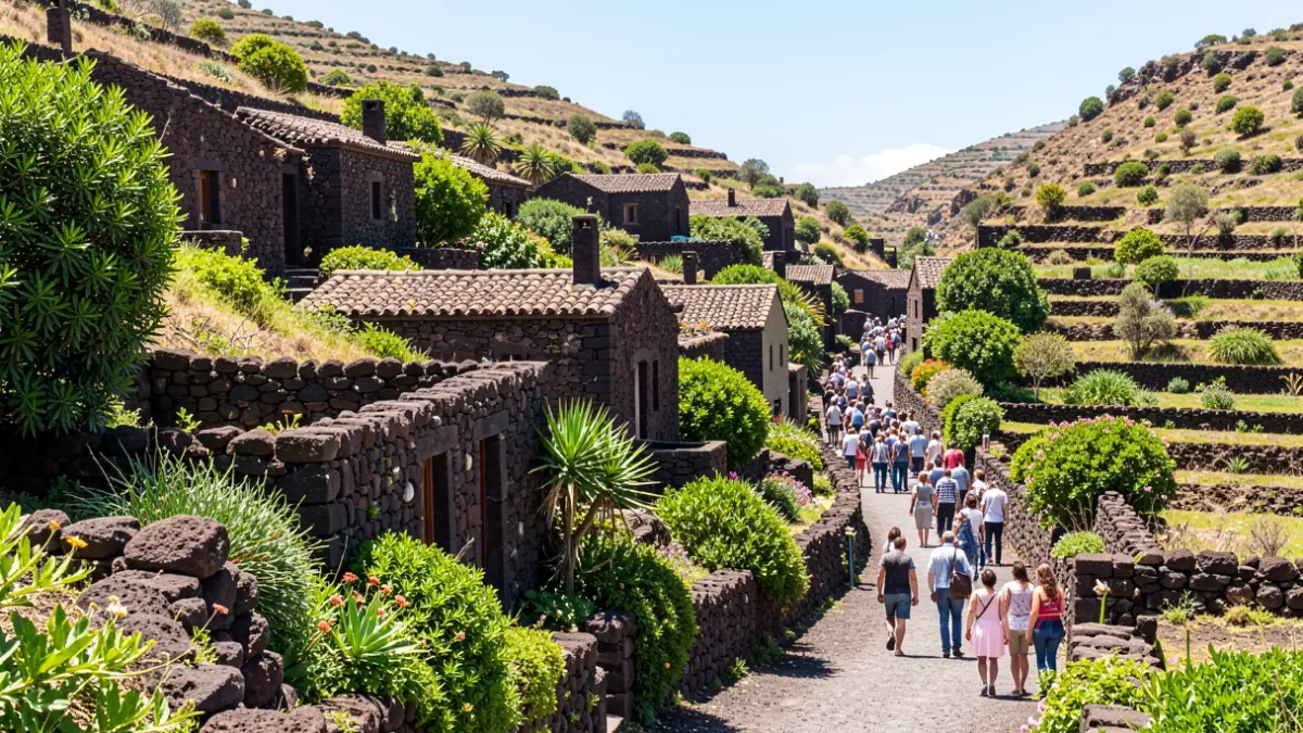 Imagen genérica de la arquitectura tradicional del Valle de Agaete.