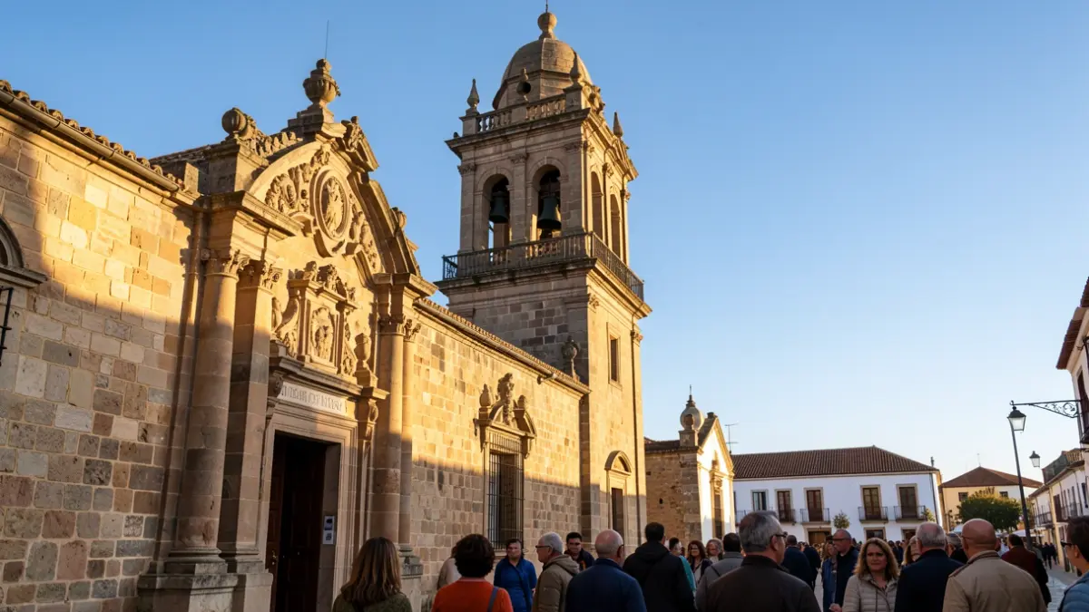 Tower of the Church of El Salvador in Santa Cruz de La Palma.