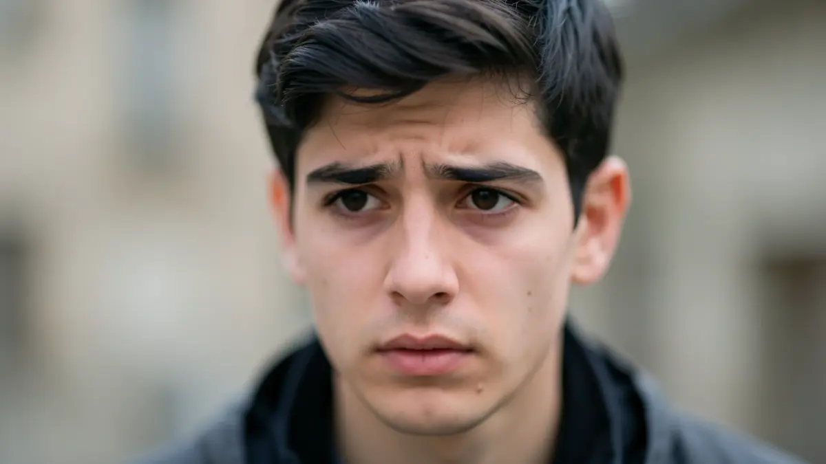 Imagen genérica de un joven desaparecido, con pelo y ojos oscuros.