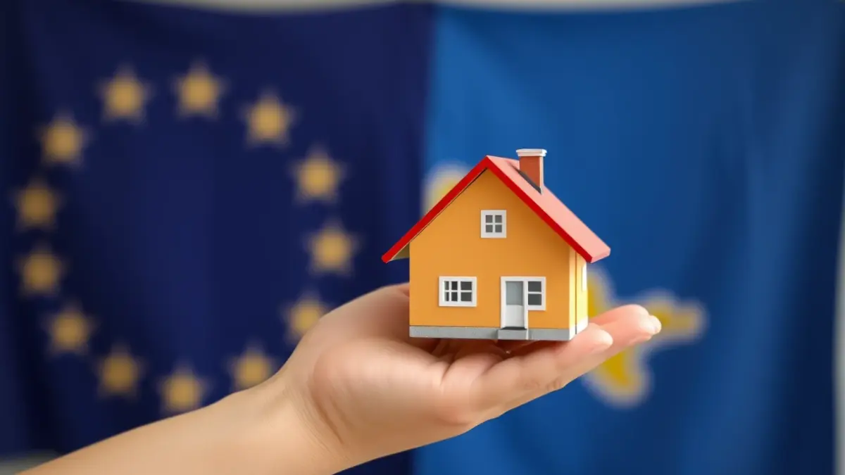 Imagen que simboliza la presión habitacional en Canarias y la política de la Unión Europea.