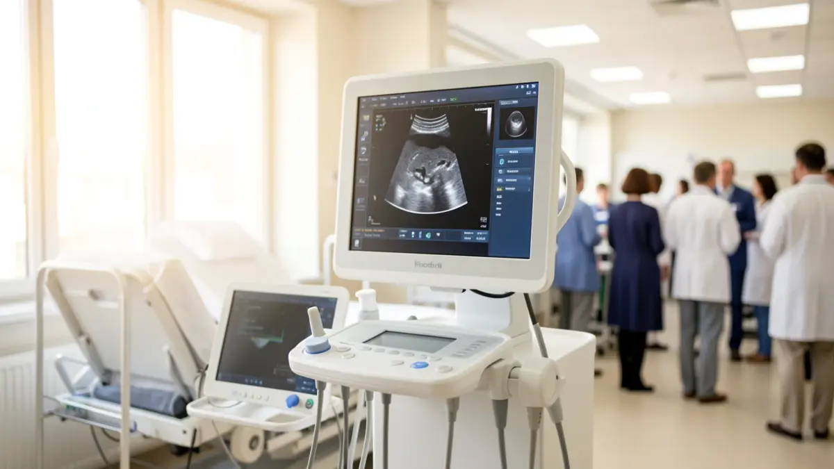 Generic image of medical diagnostic equipment in a hospital setting.