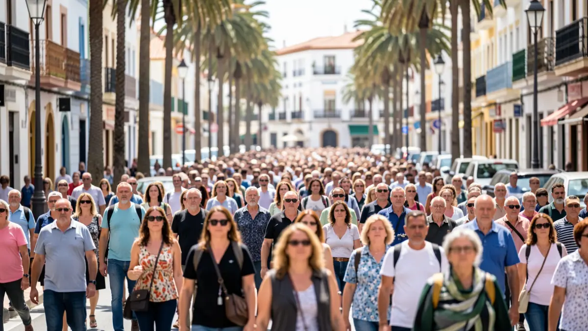 Manifestación sindical por las calles de Las Palmas de Gran Canaria.
