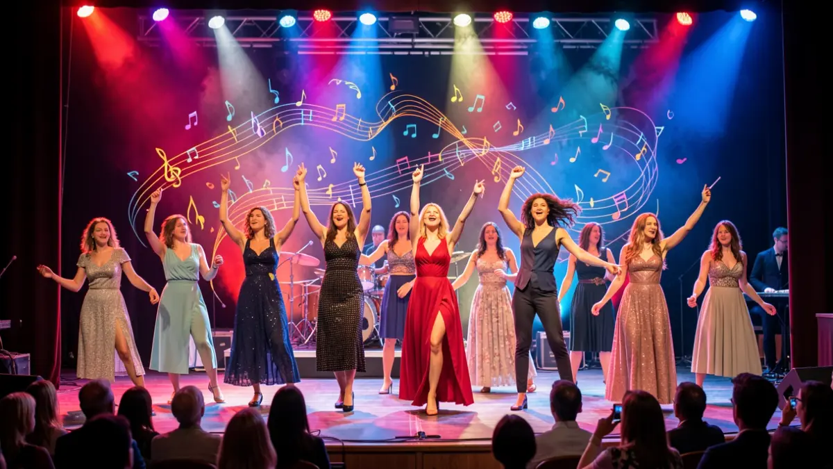 Imagen genérica de artistas femeninas en un escenario, representando diversidad y expresión artística.