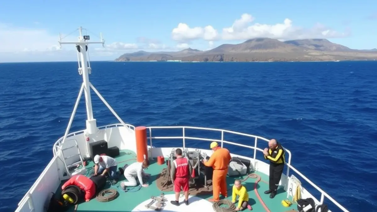 Científicos y pescadores colaboran en la investigación del tiburón zorro en aguas canarias.