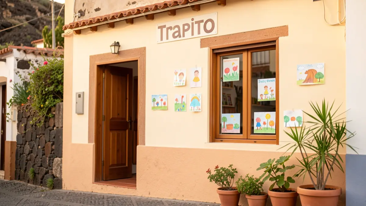 Facade of the Trapito children's kindergarten in Ingenio.